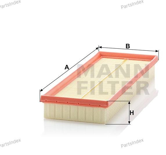 MANN FILTER Фильтр Воздушный C3689 купить,NaN