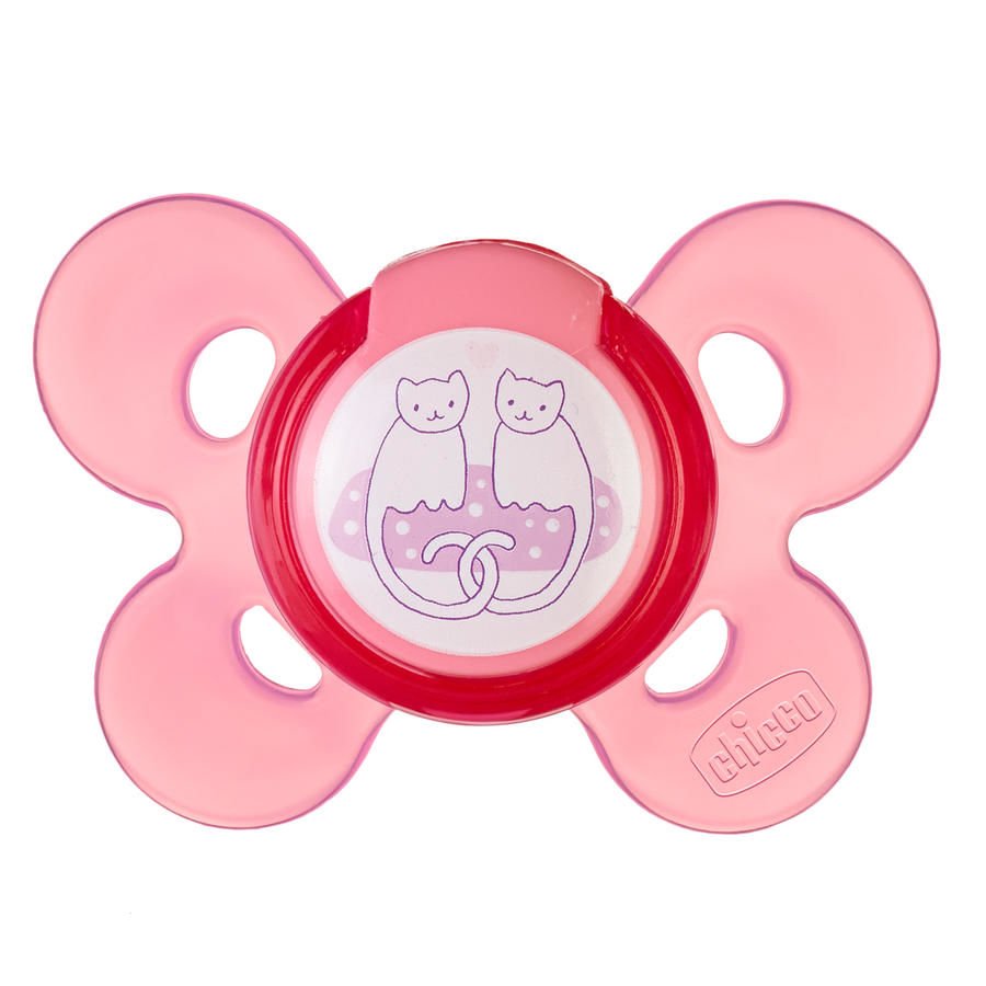 Пустышка Chicco Comfort Girl 6-12м розовая купить,NaN
