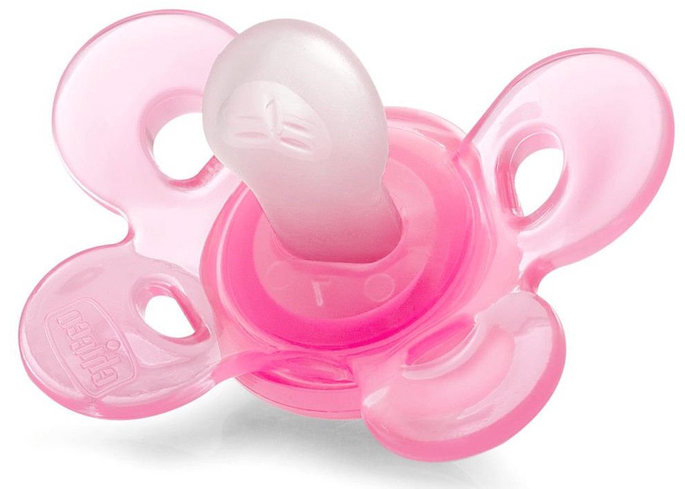 Пустышка Chicco Comfort Girl 6-12м розовая купить,NaN