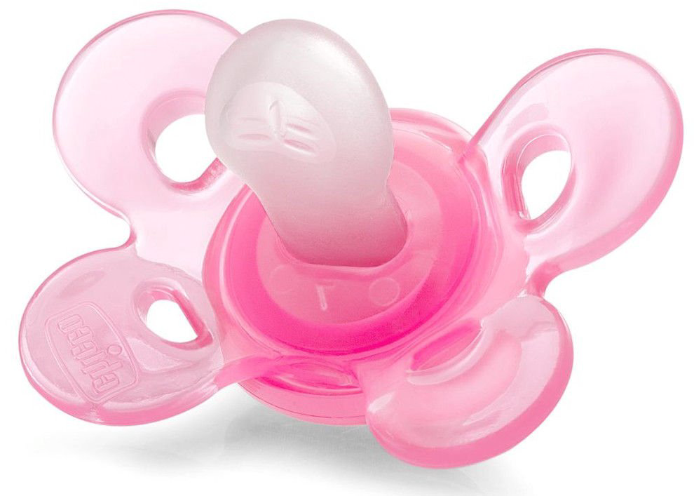 Пустышка Chicco Comfort Girl 6-12м розовая купить,NaN