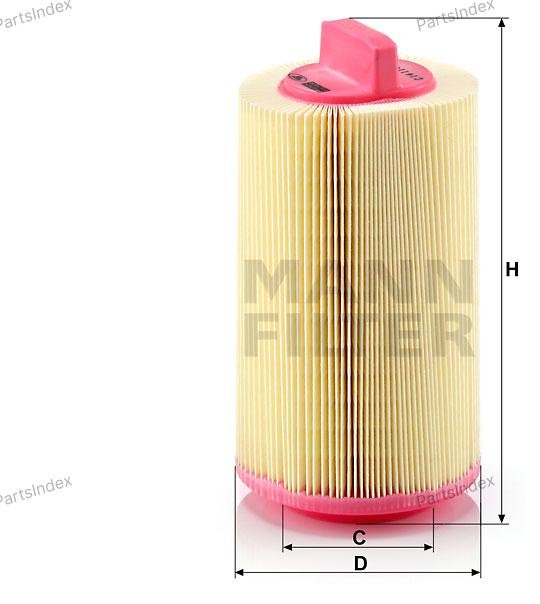 MANN FILTER Фильтр Воздушный C14114 купить,NaN