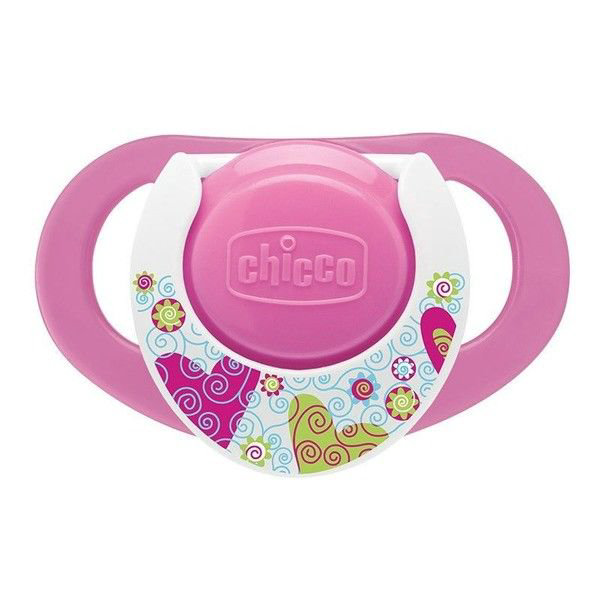 Пустышка Chicco Physioring 00074824110000 12+ 2 шт розовая купить,NaN
