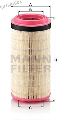 MANN FILTER Фильтр Воздушный C23800 купить,NaN