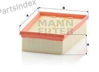 MANN FILTER Фильтр Воздушный C24332 купить,NaN