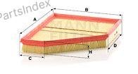 MANN FILTER Фильтр Воздушный C30901 купить,NaN