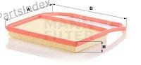 MANN FILTER Фильтр Воздушный C31031 купить,NaN