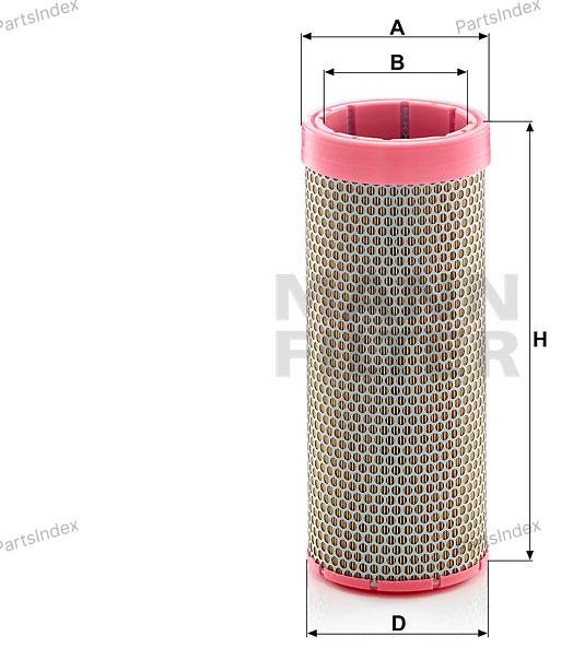 MANN FILTER Фильтр Воздушный CF17007 купить,NaN