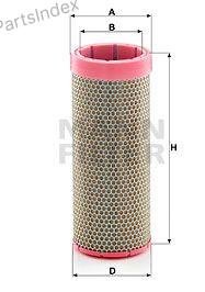 MANN FILTER Фильтр Воздушный CF17007 купить,NaN