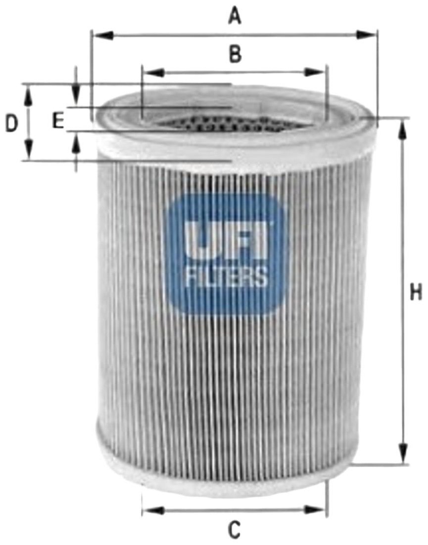 UFI воздушный фильтр 3007801