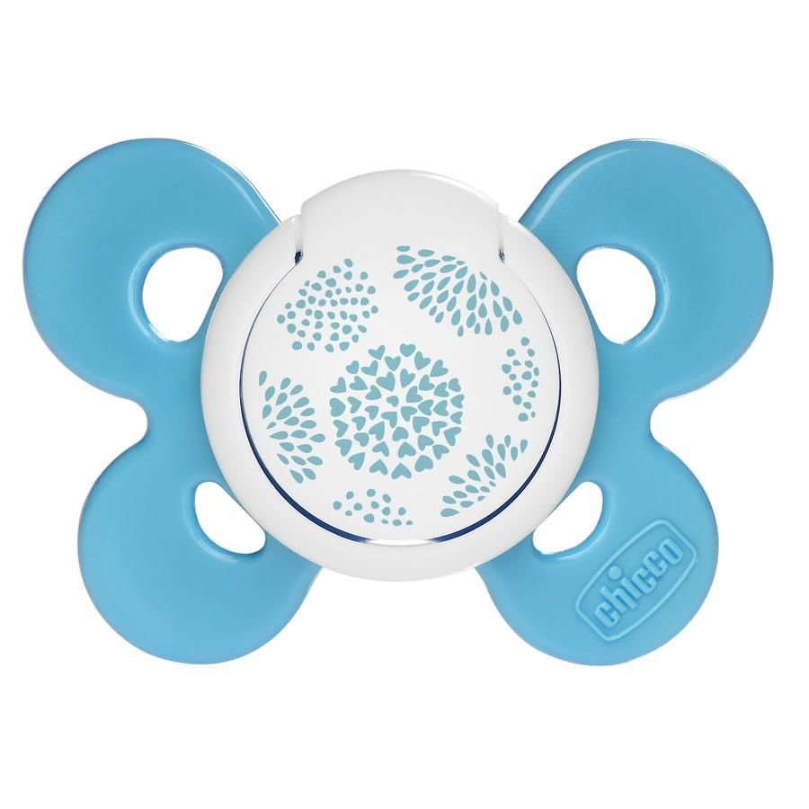 Пустышка Chicco Comfort Boy 6м+ 2 шт голубая  купить,0
