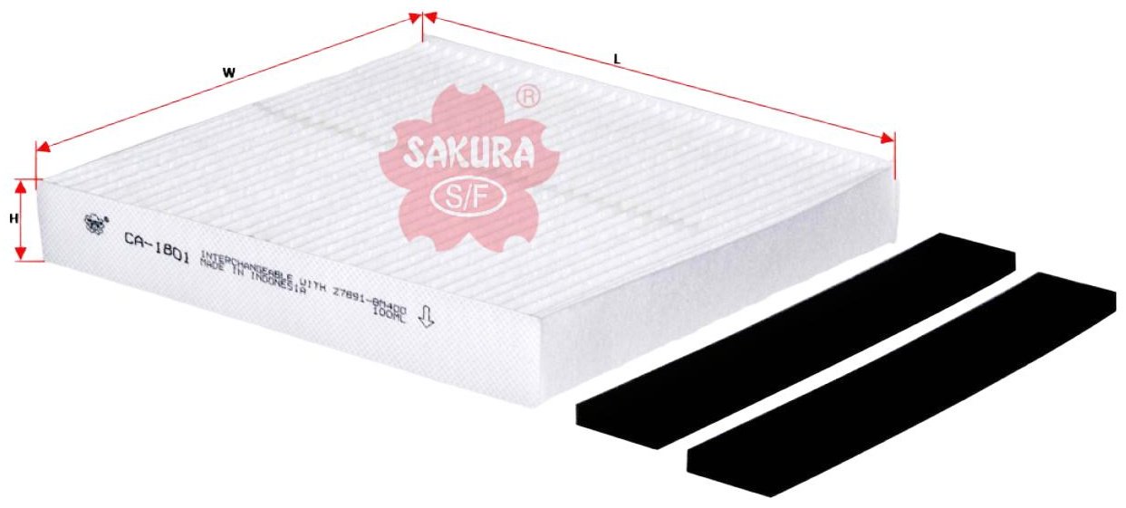 Sakura салонный фильтр CA 1801 купить,NaN