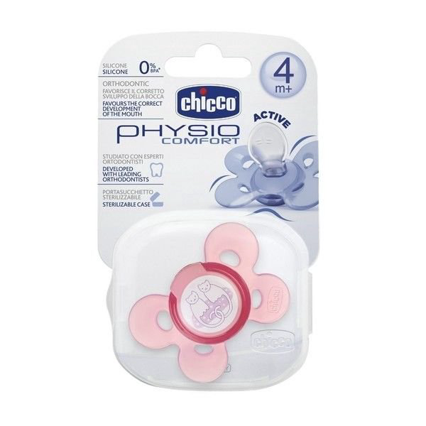 Пустышка Chicco Comfort Soother 00074913110000 6+ розовая купить,NaN