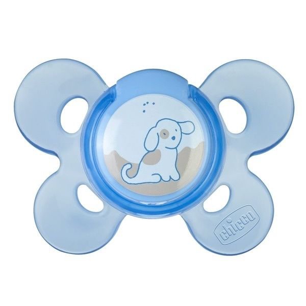 Пустышка Chicco Comfort Soother 00074911210000 0+ голубая