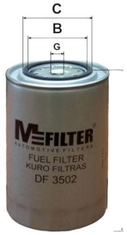 MFilter топливный фильтр DF 3502 купить,NaN