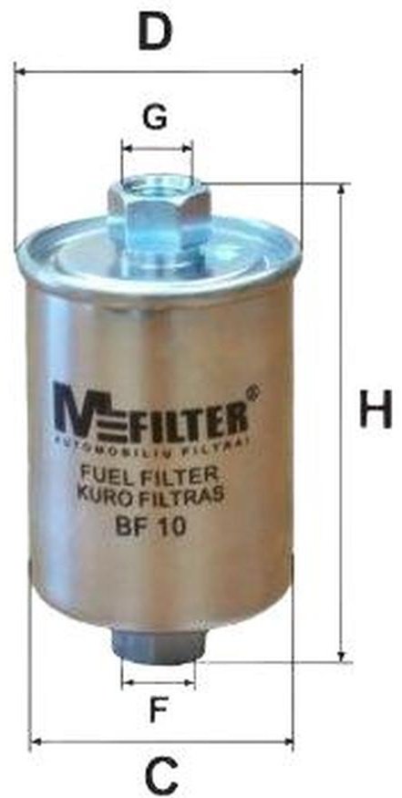 MFilter топливный фильтр BF10 купить,NaN