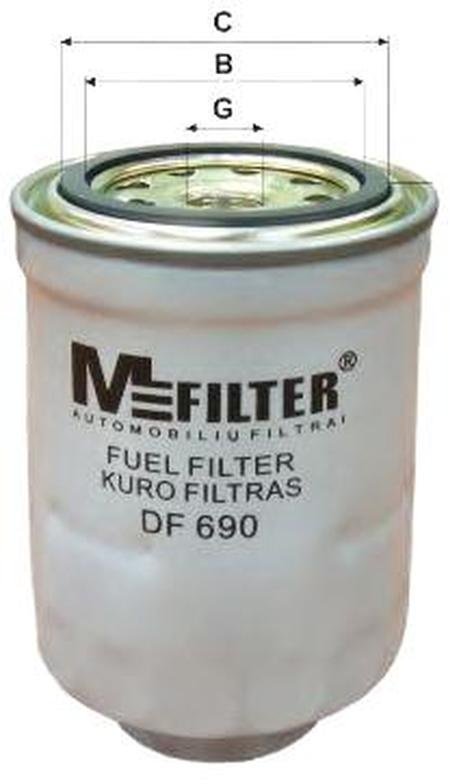 MFilter топливный фильтр DF 690 - ForteMarket MFilter топливный фильтр DF 690 купить,NaN