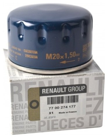 Renault масляный фильтр 7700274177 купить,NaN