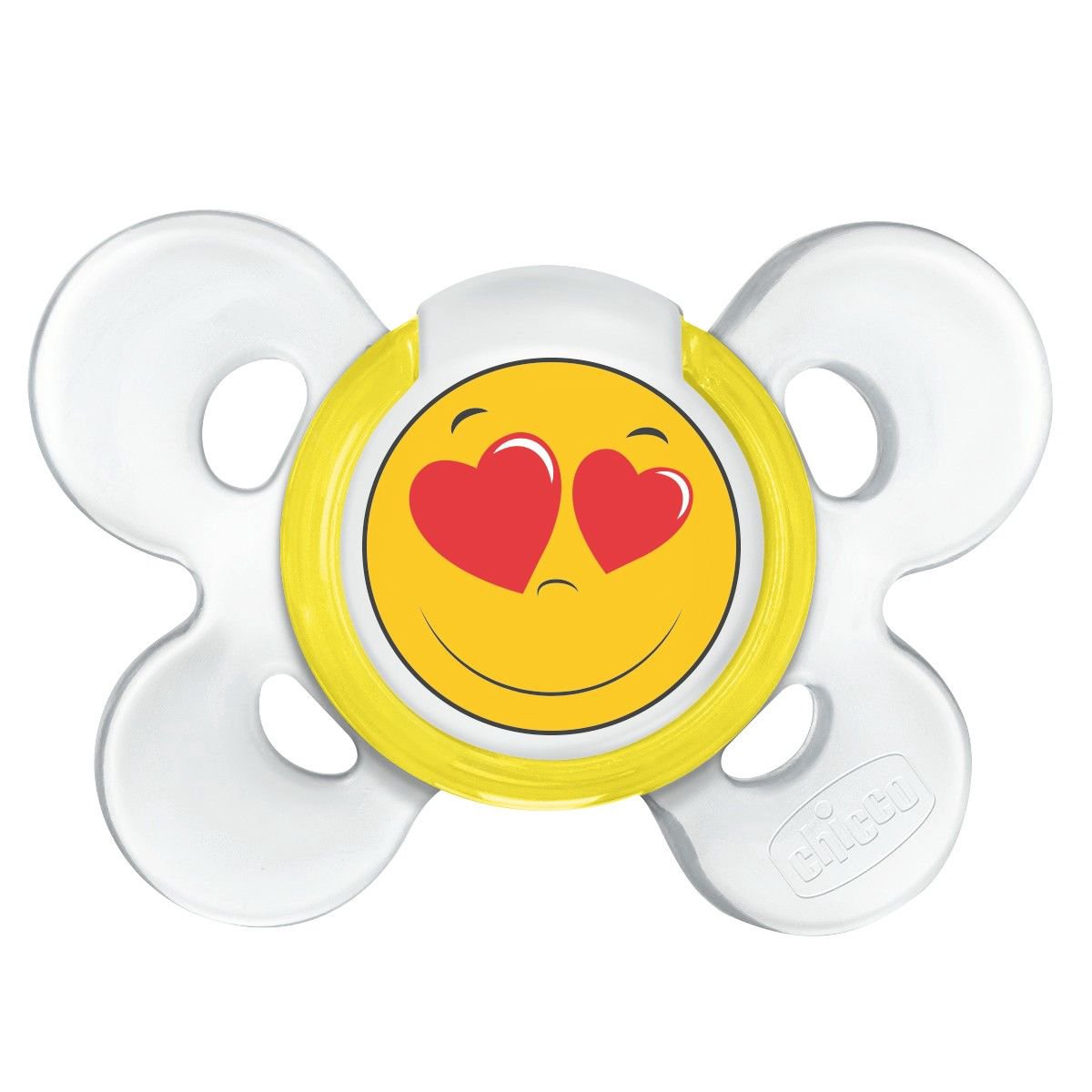 Пустышка Chicco Comfort Smile 00074911310000 0-6м белая купить,NaN