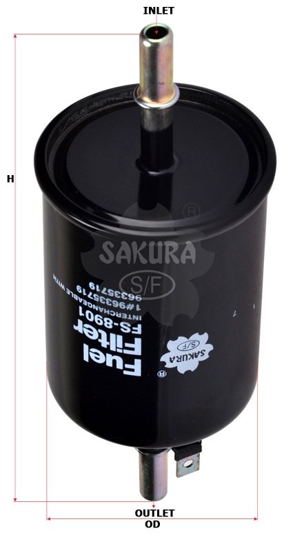 Sakura топливный фильтр FS8901 купить,NaN