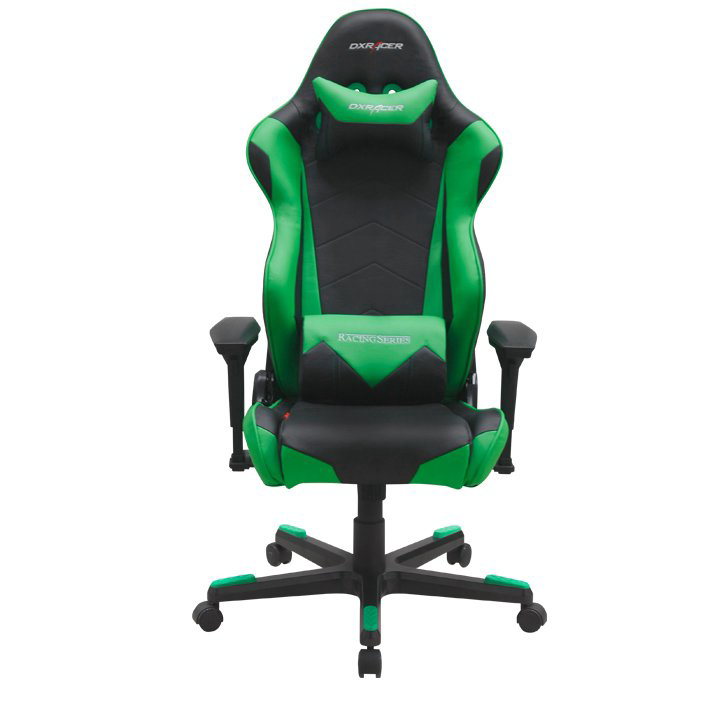 Кресло игровое DXRacer OH/RE0/NE черно-зеленое купить,NaN