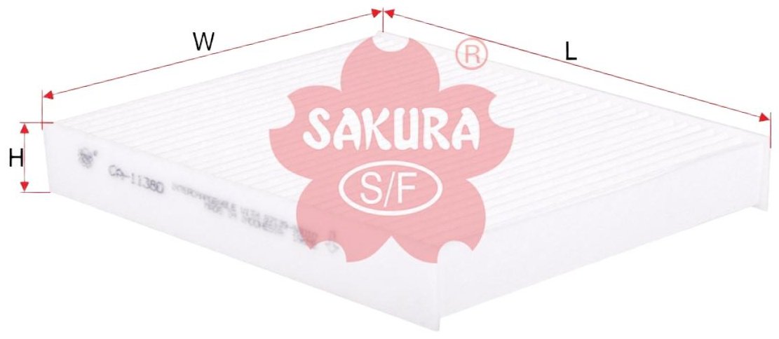 Sakura салонный фильтр CA11380 купить,NaN