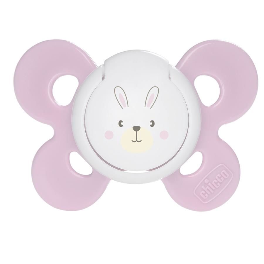 Пустышка Chicco Comfort Girl 00074933110000 6м+ 2 шт розовая 	 купить,0
