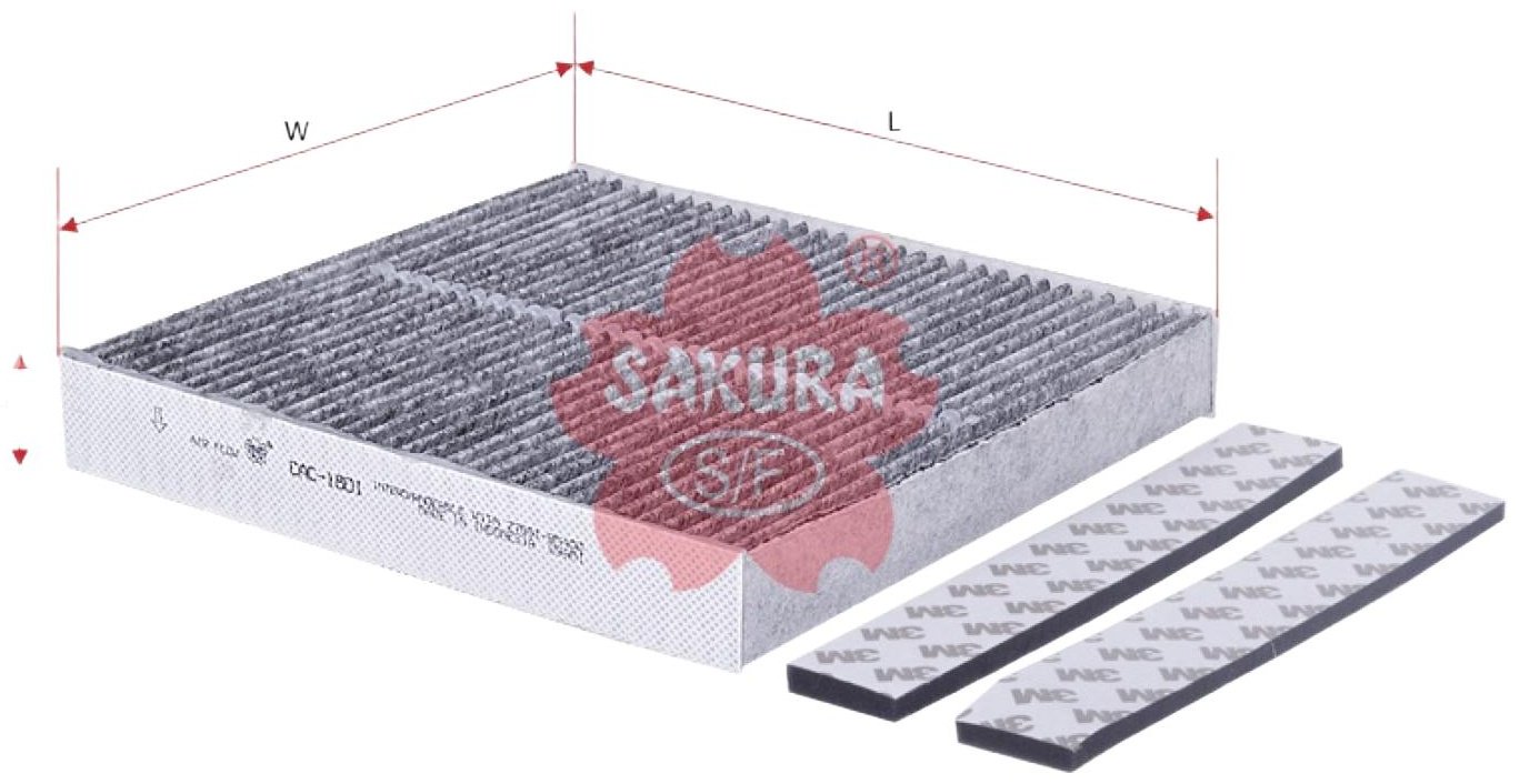 Sakura салонный фильтр CAC1801 купить,NaN