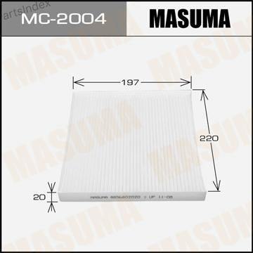 MASUMA салонный фильтр MC2004