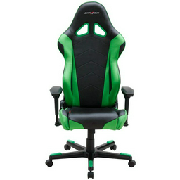 Кресло игровое DXRacer OH/RE0/NE черно-зеленое
