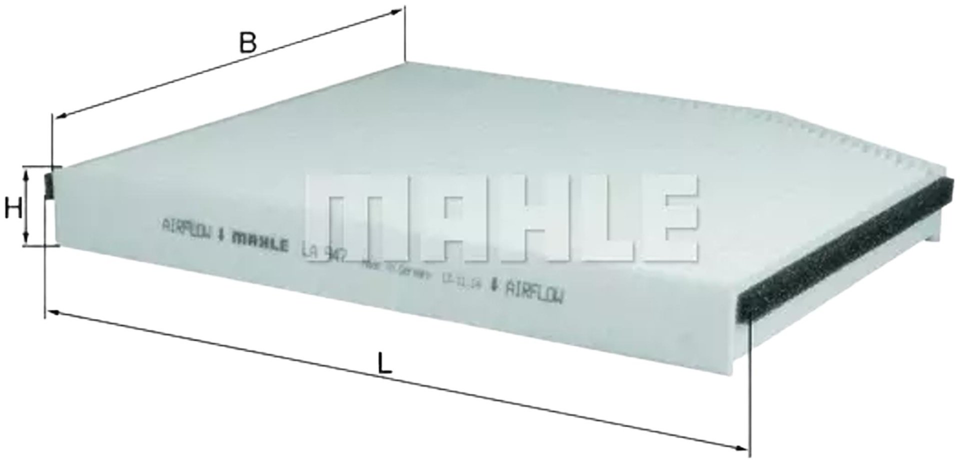 MAHLE салонный фильтр LA947 купить,NaN