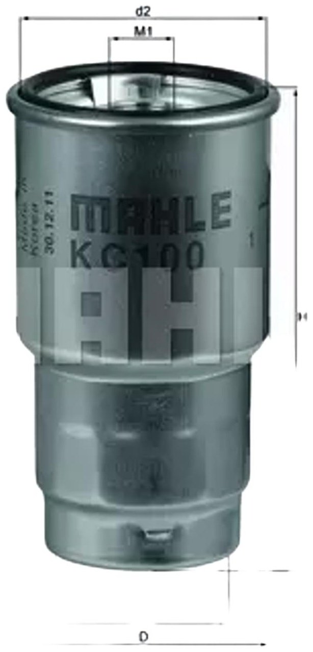 MAHLE топливный фильтр KC100D - ForteMarket MAHLE топливный фильтр KC100D купить,NaN