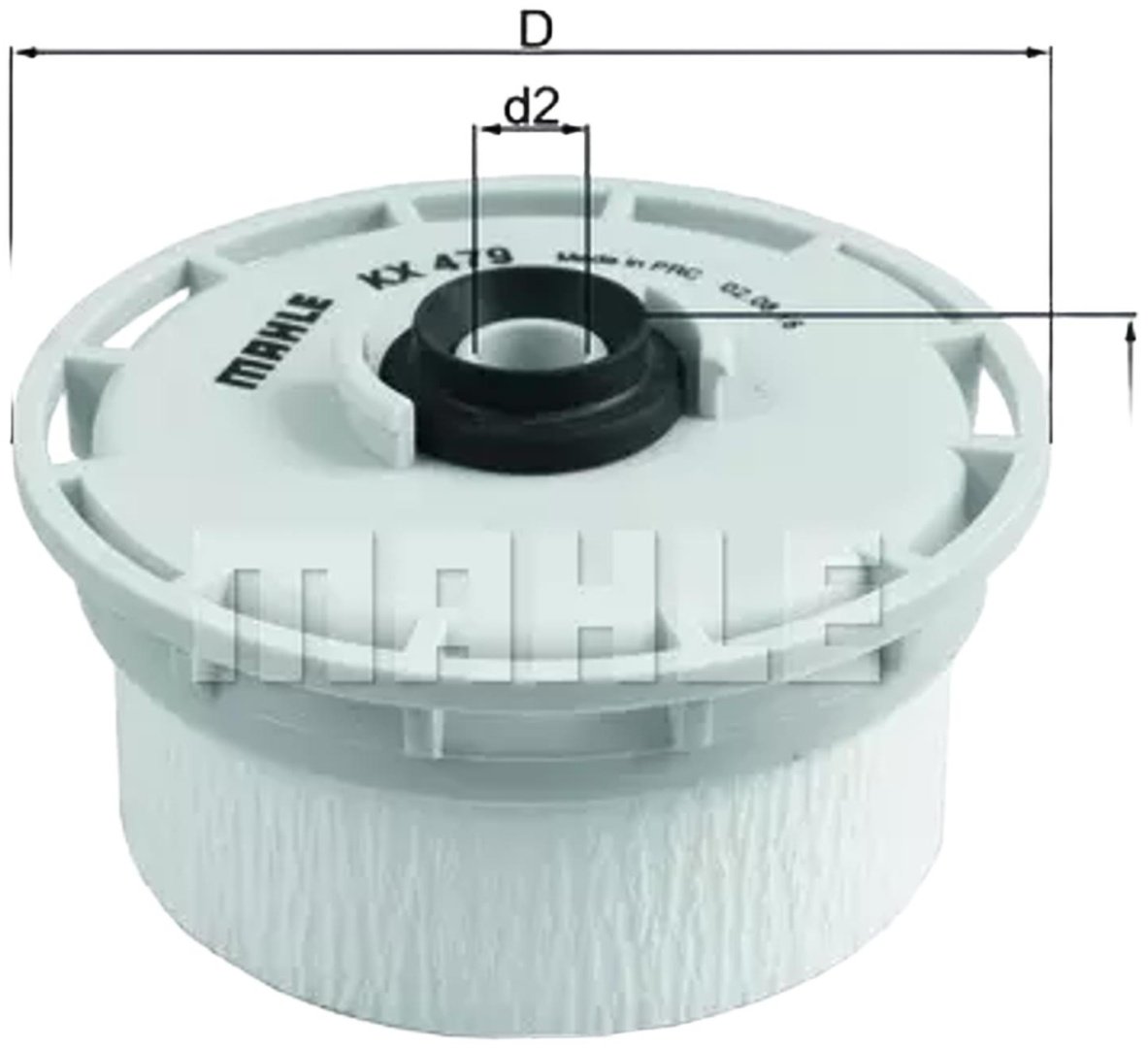 MAHLE топливный фильтр KX479D купить,NaN