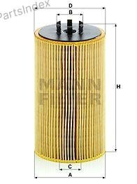 MANN FILTER Фильтр Масляный Двигателя HU131253X купить,NaN
