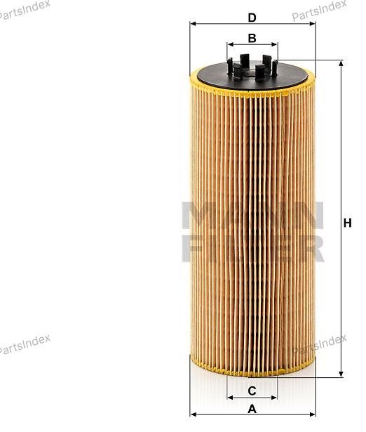 MANN FILTER Фильтр Масляный Двигателя HU12110X купить,NaN