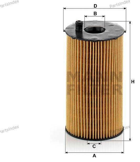 MANN-FILTER масляный фильтр HU934.1X купить,NaN