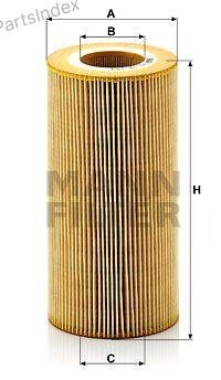 MANN FILTER Фильтр Масляный Двигателя HU12103X купить,NaN