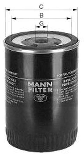 MANN-FILTER топливный фильтр WDK111028 купить,NaN