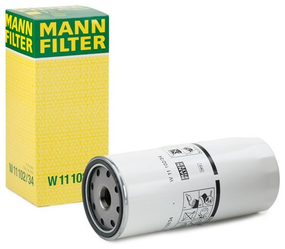 MANN-FILTER масляный фильтр W 11 102/34 купить,NaN