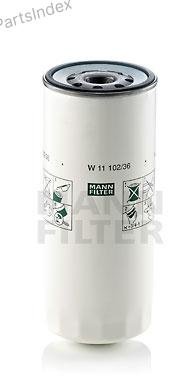 MANN FILTER Фильтр Масляный Двигателя W1110236 купить,NaN