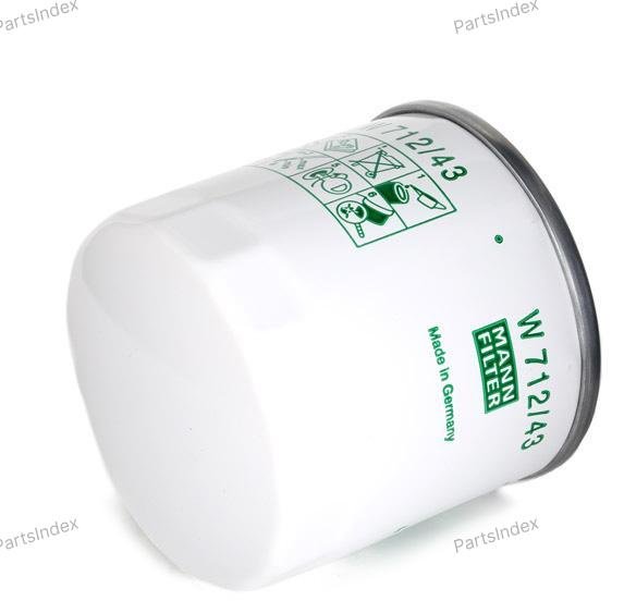 MANN FILTER Фильтр Масляный Двигателя W712/43 купить,NaN