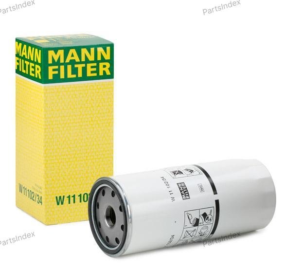 MANN FILTER Фильтр Масляный Двигателя W1110234 купить,NaN