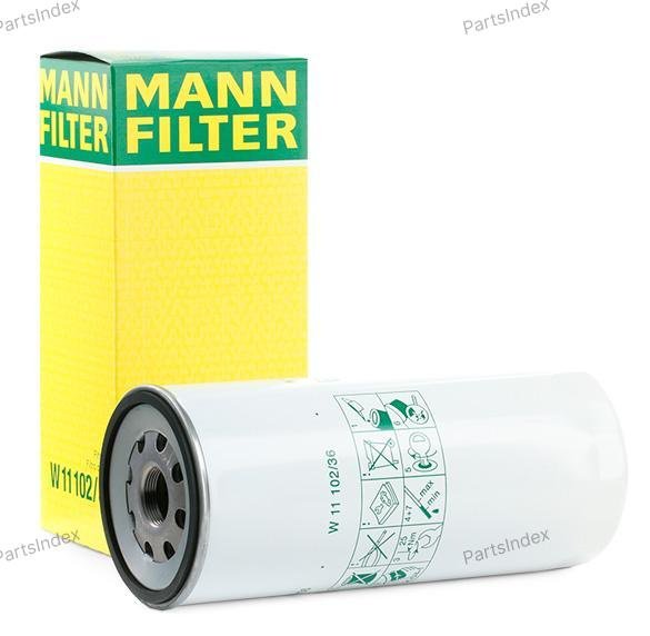 MANN FILTER Фильтр Масляный Двигателя W1110236 купить,NaN