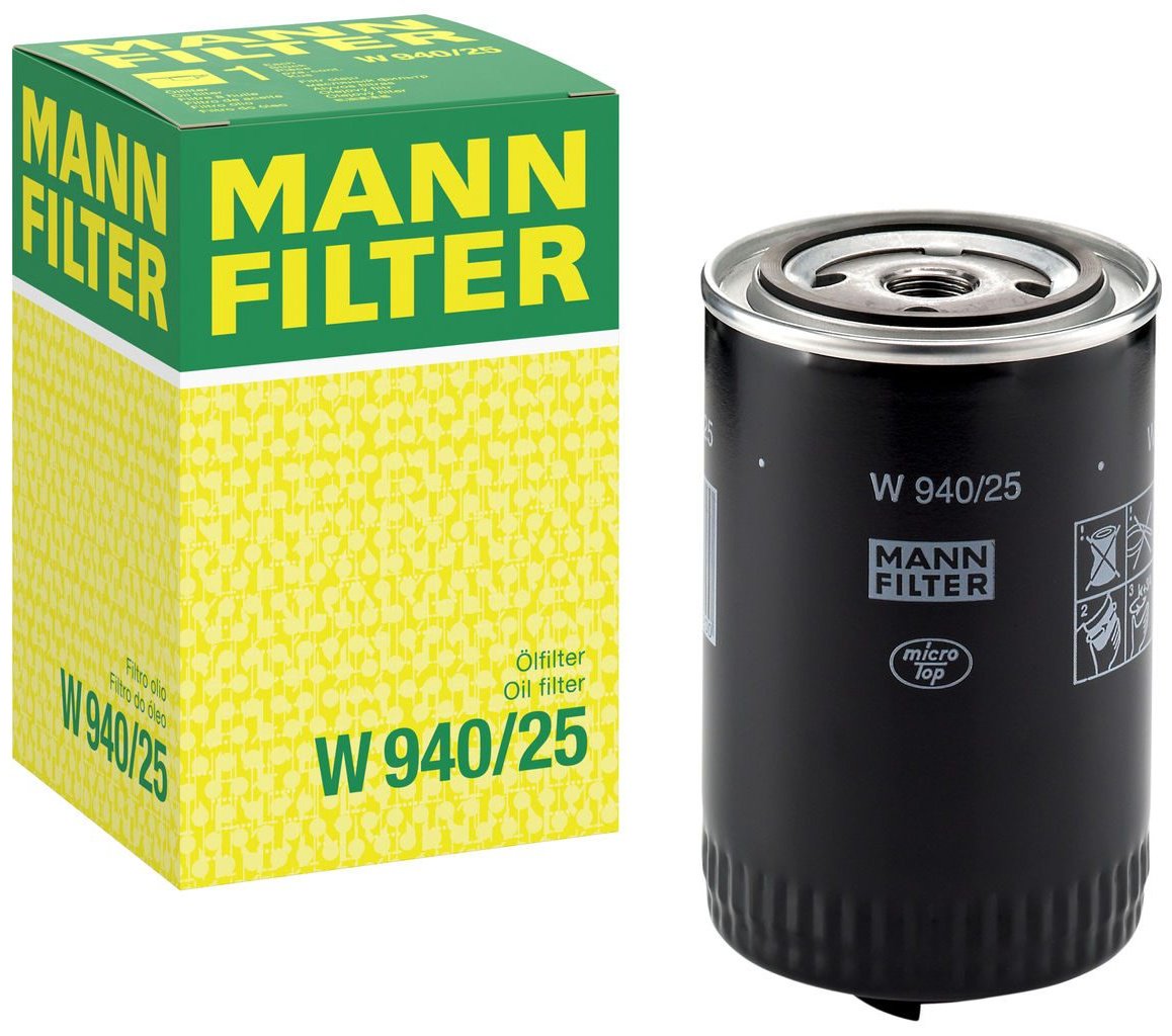 MANN-FILTER масляный фильтр W 940/25 купить,NaN
