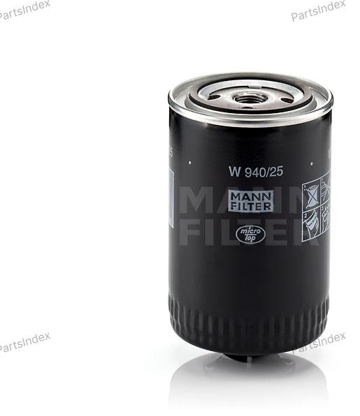 MANN FILTER Фильтр Масляный Двигателя W940/25 купить,NaN