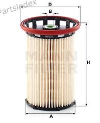 MANN FILTER Фильтр Топливный PU8007 купить,NaN