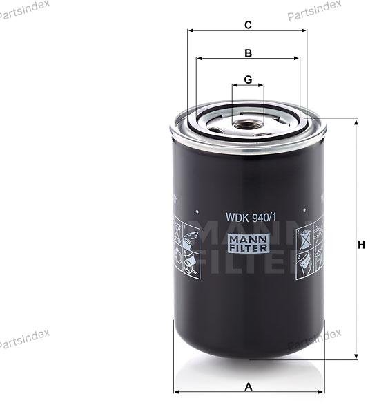 MANN FILTER Фильтр Топливный WDK9401 купить,NaN