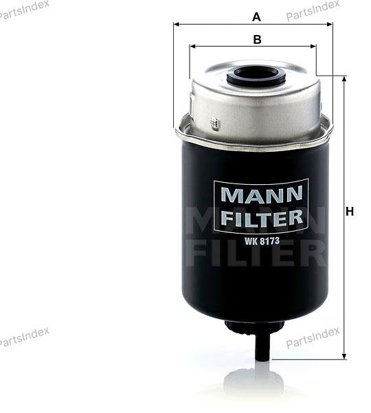 MANN FILTER Фильтр Топливный WK8173 купить,NaN