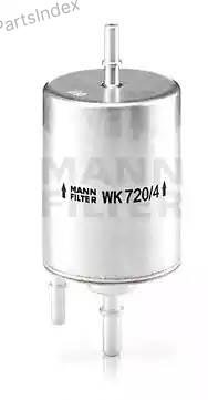 MANN FILTER Фильтр Топливный WK720/4 купить,NaN
