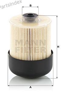 MANN FILTER Фильтр Топливный PU9011zKIT купить,NaN