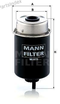 MANN FILTER Фильтр Топливный WK8173 купить,NaN